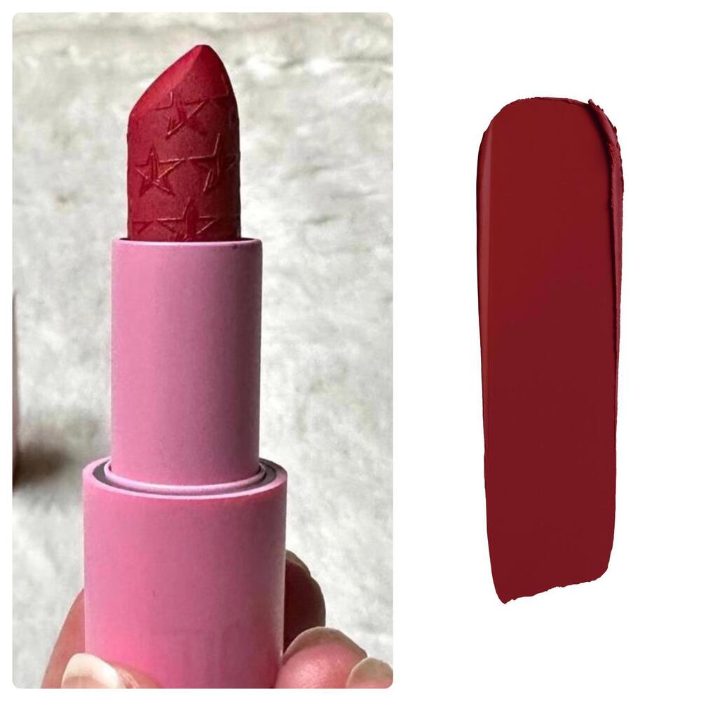 NIB Jeffree Star Velvet Trap Matte Lipstick RedRum Full Size 4g